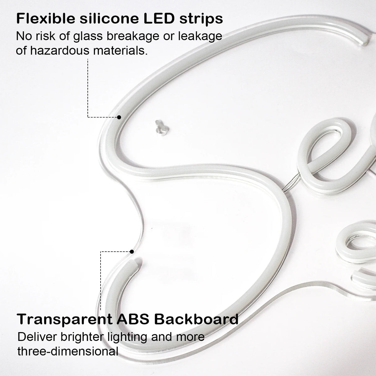 Seek SALON – LED-Leuchtschild (5 V USB)