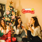 Merry Christmas – Stern – LED-Neonschild (5 V USB)