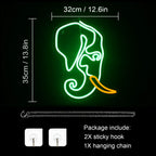 Elefant – LED-Neonschild (5 V USB)
