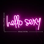 Hello Sexy – LED-Neon-Schriftzug (5 V USB)