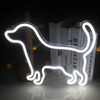 Kleiner Hund – LED-Neonschild (5 V USB)