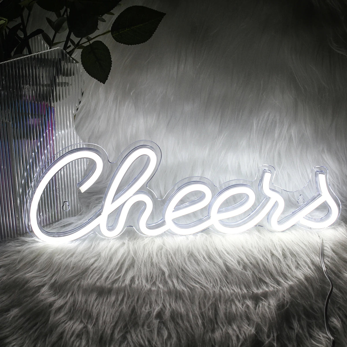 Cheers – LED-Neon-Schriftzug (5 V USB)