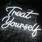 Treat Yourself – LED-Neon-Schriftzug (5 V USB)