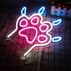 Hundepfote – LED-Neonschild (5 V USB)