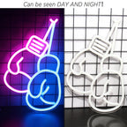Boxhandschuhe – LED-Neonschild (5 V USB)