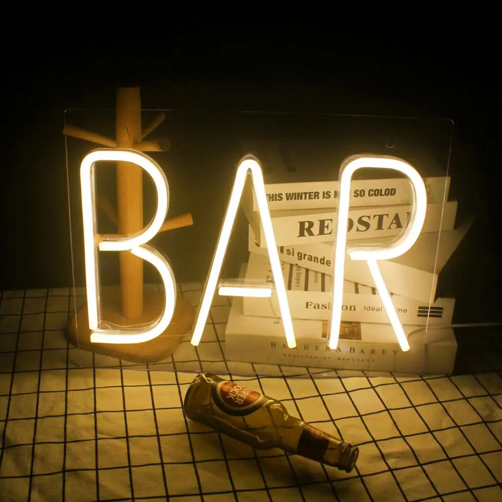 BAR – LED-Leuchtschild (5 V USB)