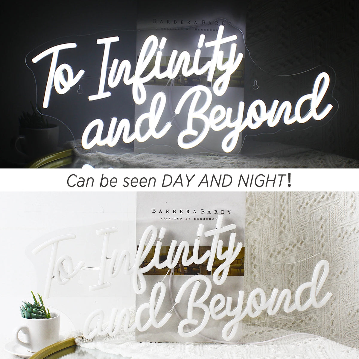 To Infinity and Beyond 5V USB LED Neon Sign - Budget Friendly