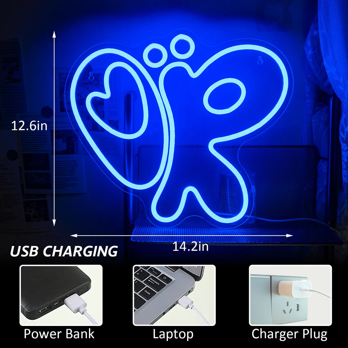Schnecke – LED-Neonschild (5 V USB)