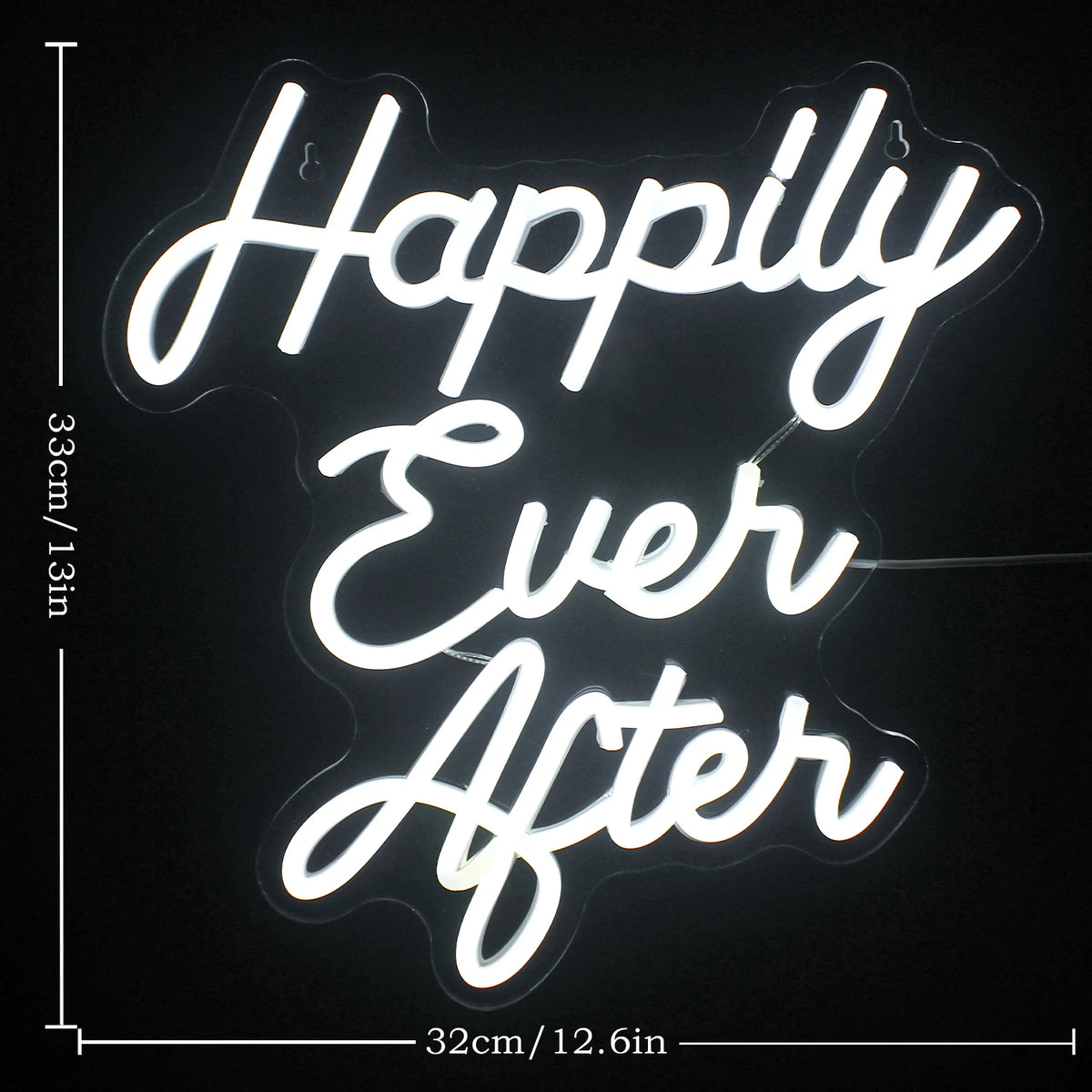 Happily Ever After 5V USB LED Neon Sign - Budget Friendly