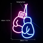 Boxhandschuhe – LED-Neonschild (5 V USB)
