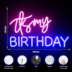 It's My Birthday – LED-Neon-Schriftzug (5 V USB)