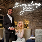 It Was Always You 5V USB LED Leuchtschild - Preiswert