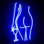 Frauensilhouette – LED-Neonschild (5 V USB)