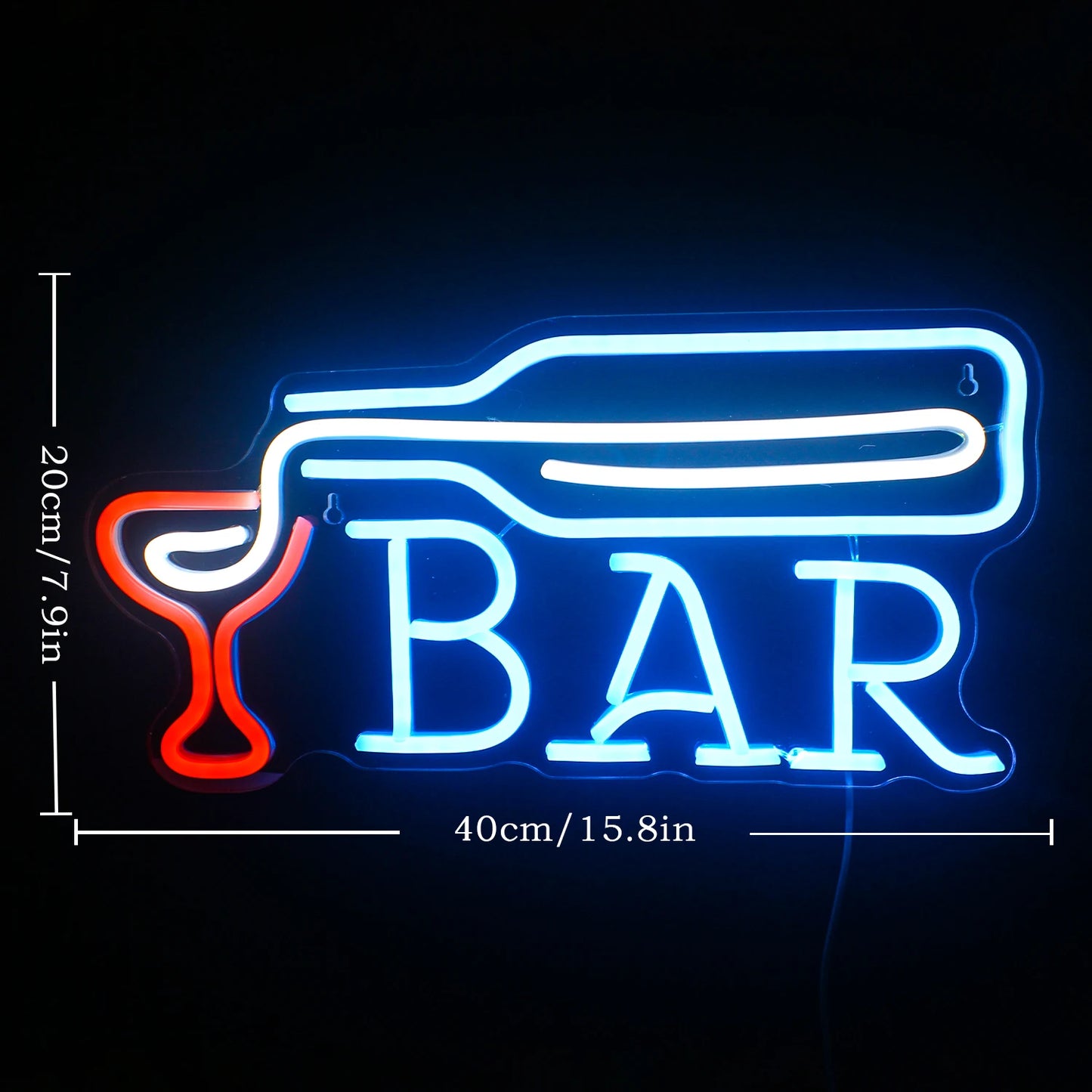 Bar 5V Mini USB LED Neon Sign - Budget Friendly