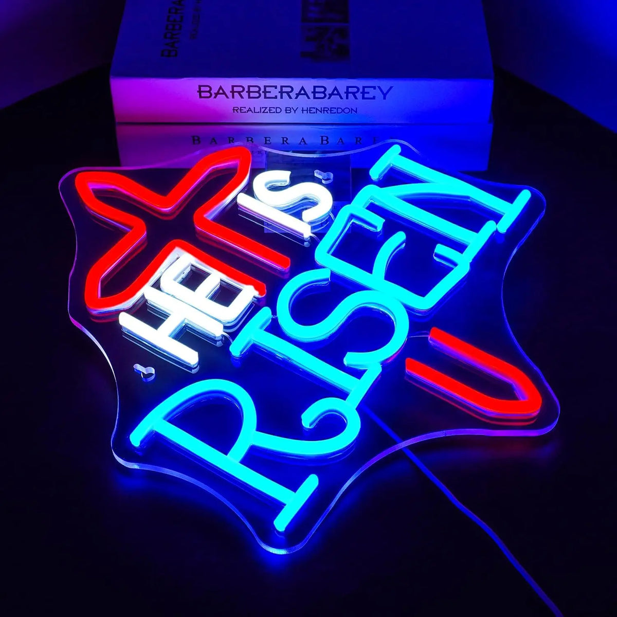 He Is Risen 5V USB LED Neon Sign - Budget Friendly