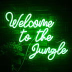 Welcome To The Jungle – LED-Neon-Schriftzug (5 V USB)