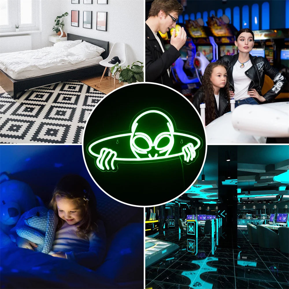 Alien 5V USB LED Neonschild - Preisgünstig