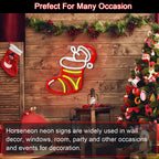 Christmas Socks 5V USB LED Neon Sign - Budget Friendly
