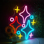 Sterne – LED-Neonschild (5 V USB)