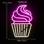 Cupcake 5V USB LED Neon Sign - Budget Friendly