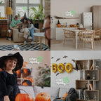 LET'S GET Spooky – Fledermaus als Halloweenmotiv – LED-Neonschild (5 V USB)