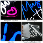 Music is the answer – Herz – LED-Neonschild (5 V USB)