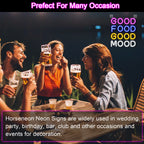 Good Food Good Mood – LED-Leuchtschild (5 V USB)