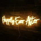 Happily Ever After – LED-Neon-Schriftzug (5 V USB)