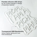 Mom I Am A Rich Man 5V USB LED Neon Sign - Budget Friendly