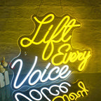 Lift Every Voice – LED-Neon-Schriftzug (5 V USB)