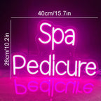 Spa Pedicure 5V USB LED Neon Sign - Budget Friendly