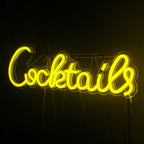 Cocktail 5V USB LED Leuchtschild - Preisgünstig
