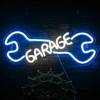 GARAGE – Schraubenschlüssel – LED-Neonschild (5 V USB)