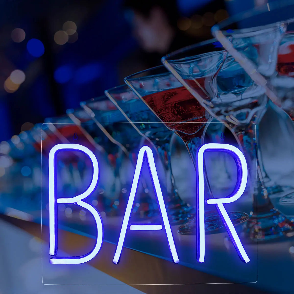 BAR – LED-Leuchtschild (5 V USB)