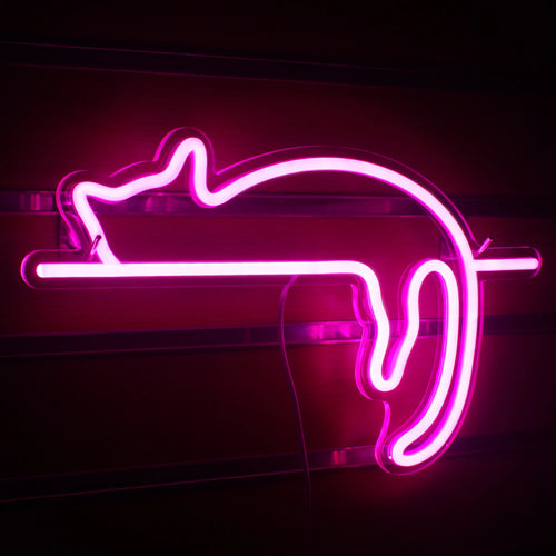 Katze – LED-Neonschild (5 V USB)