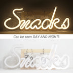 Snacks – LED-Leuchtschild (5 V USB)