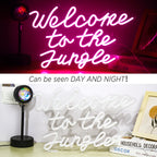 Willkommen im Dschungel 5V USB LED Neon Schild - Preiswert