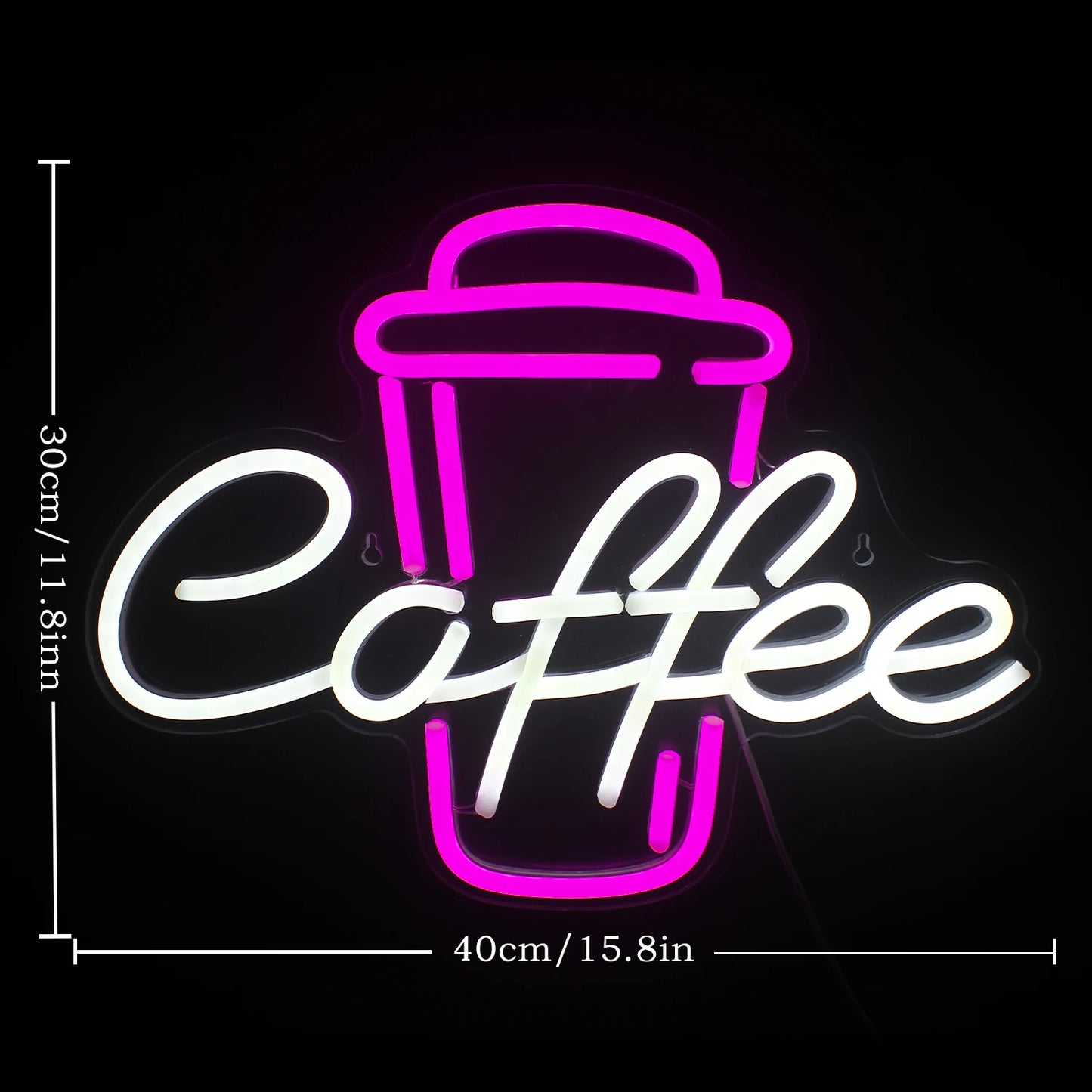 Coffee 5V Mini USB LED Neon Sign - Budget Friendly