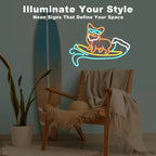 Pet Shop Neon Dimmable Corgi Dog 5V USB LED Neon Sign - Budget Friendly