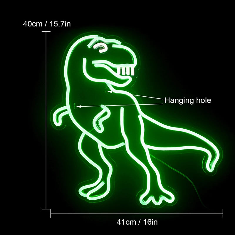 Dinosaurier – LED-Neonschild (5 V USB)