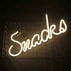 Snacks – LED-Leuchtschild (5 V USB)