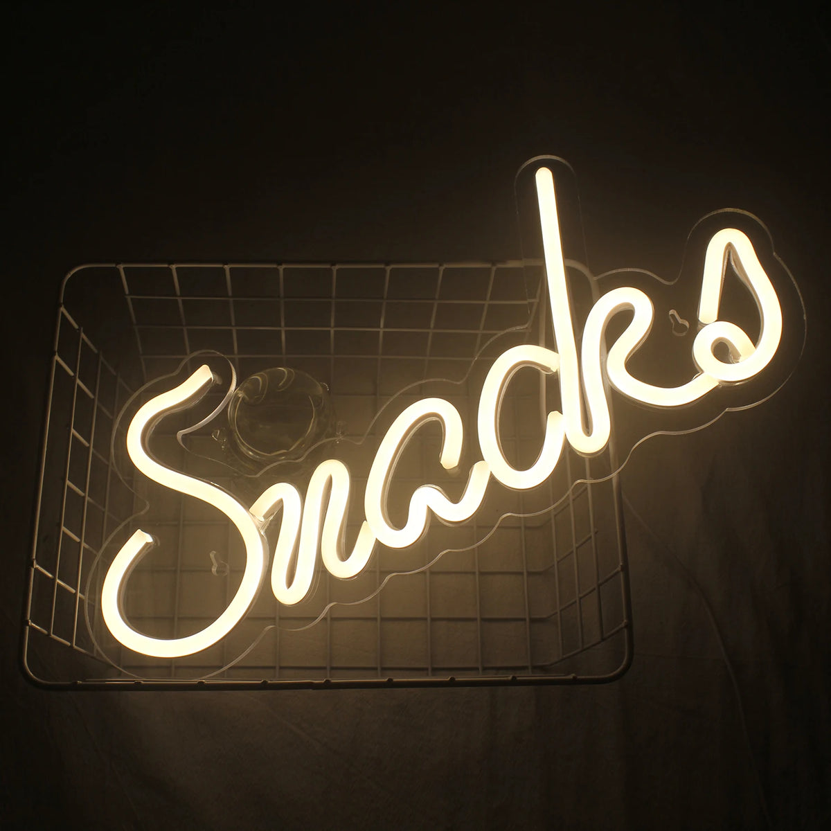 Snacks – LED-Leuchtschild (5 V USB)