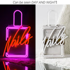 Nails – Nagellackflasche – LED-Leuchtschild (5 V USB)