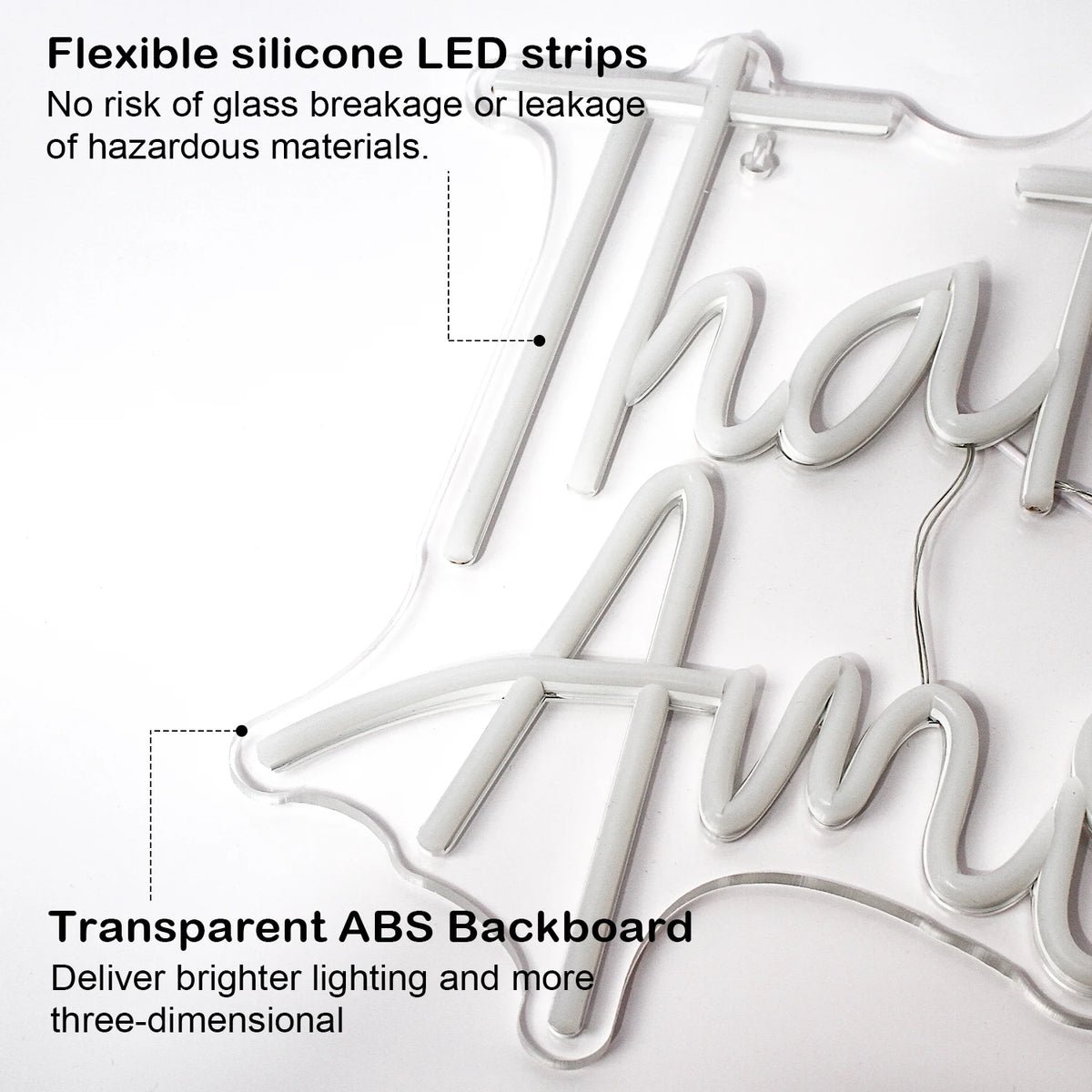 That's Amore 5V USB LED Neon Sign - Budget Friendly