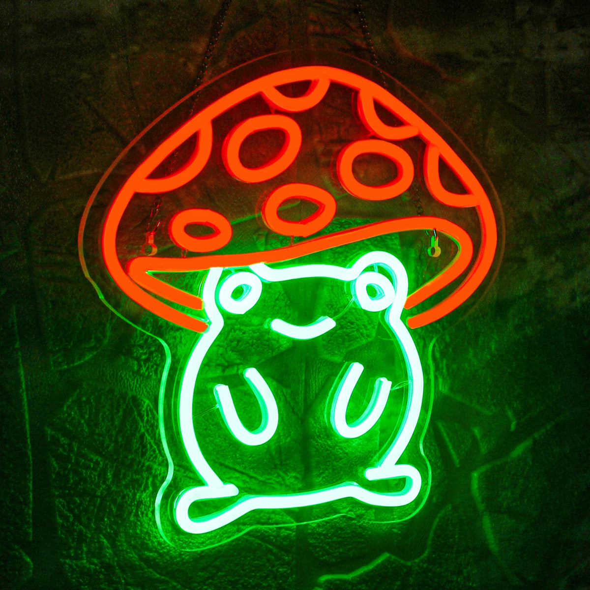 Frosch im Anime-Stil – LED-Neonschild (5 V USB)