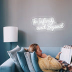 To Infinity and Beyond 5V USB LED Neon Sign - Budget Friendly