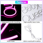 Baby Queen 5V USB LED Leuchtschild - Preisgünstig