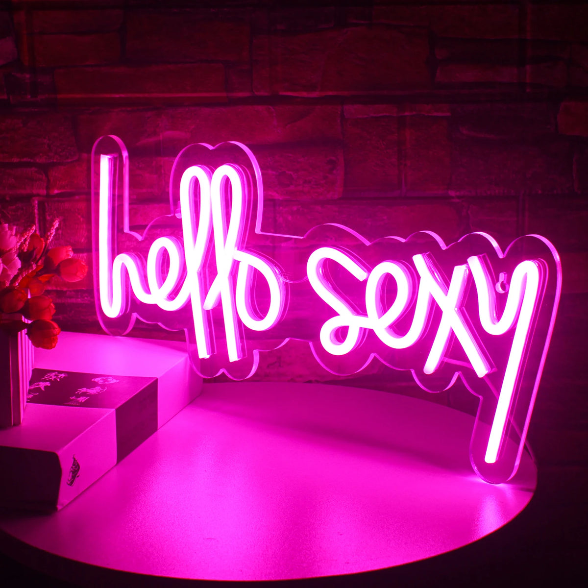 Hello Sexy – LED-Neon-Schriftzug (5 V USB)