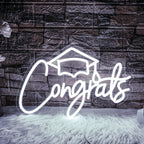 Congrats 5V USB LED Neon Sign - Budget Friendly
