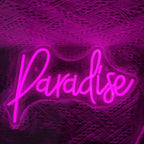 Paradise – LED-Neon-Schriftzug (5 V USB)